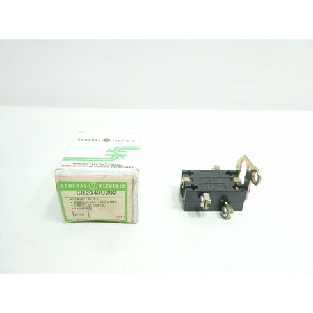 GE GENERAL ELECTRIC GE CR2940U202 TERMINAL AND CONTACT BLOCK CR2940U202